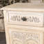 Cabinet d'entrée en bois rétro avec fonction pratique - 2 tiroirs et double porte