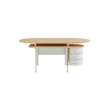 Frank Lloyd Wright Racine Desk with Storage