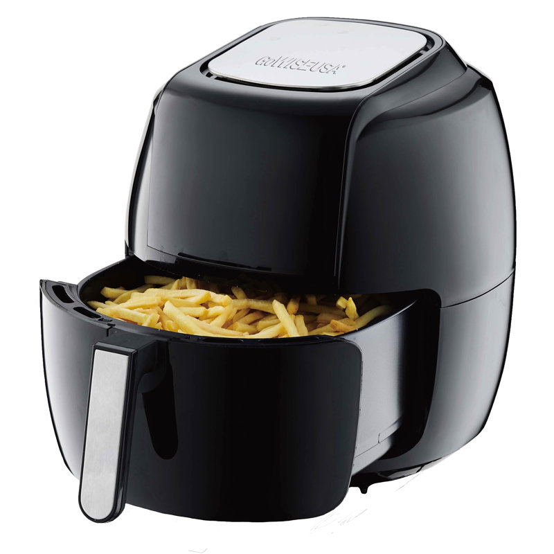 Friteuse à air 6,6 litres 8 en 1 GoWISE USA avec 50 recettes, Noir