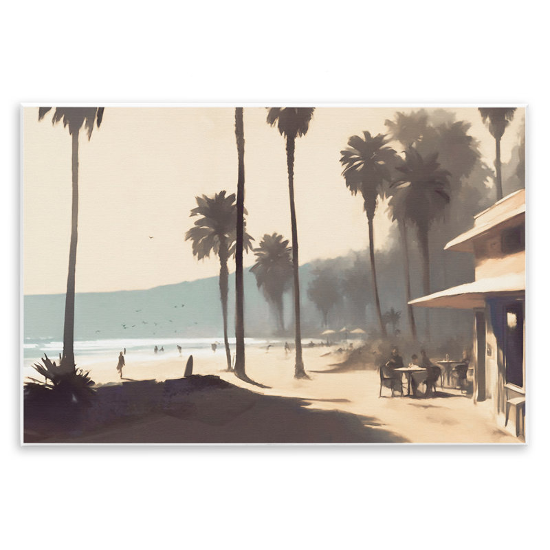 «Canopy Beach Scene» par Noah Bay, H 10 po x l 15 po