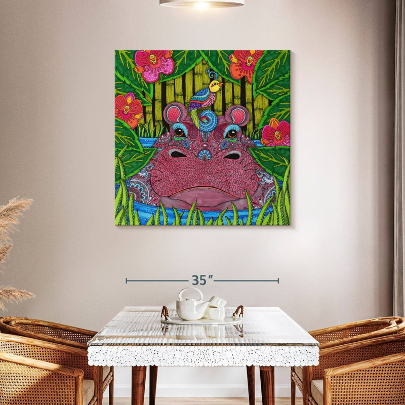 Brampt Jungle Safari, 39" H x 39" W