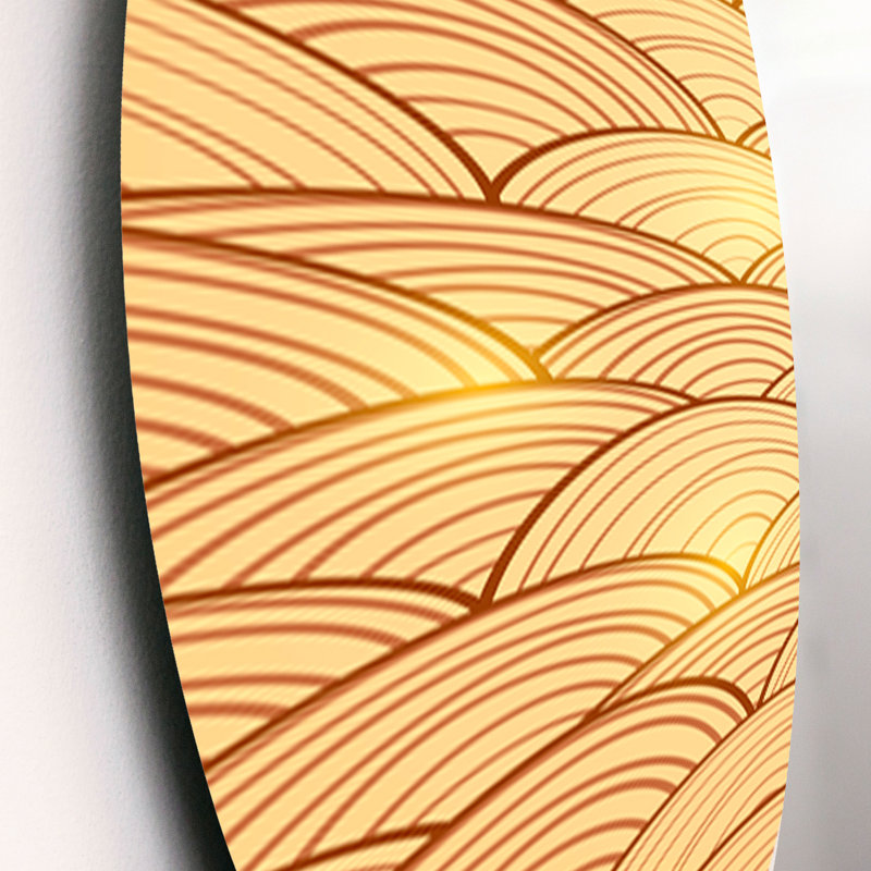 Abstract Wall Decor on Metal