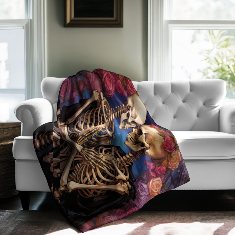 Enchanted Witchy Blessings - couverture en sherpa de qualité supérieure 1 pièce - reproduction d'art luxueuse, Grand lit