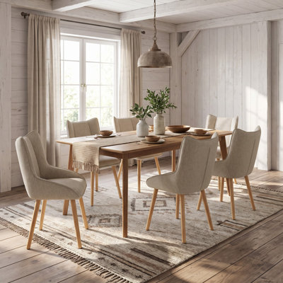 50 cm H Wing Back Side Chair