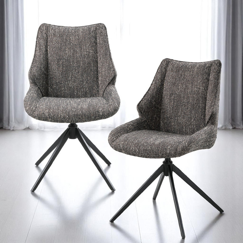 Ensemble de 2 chaises d'appoint Malika