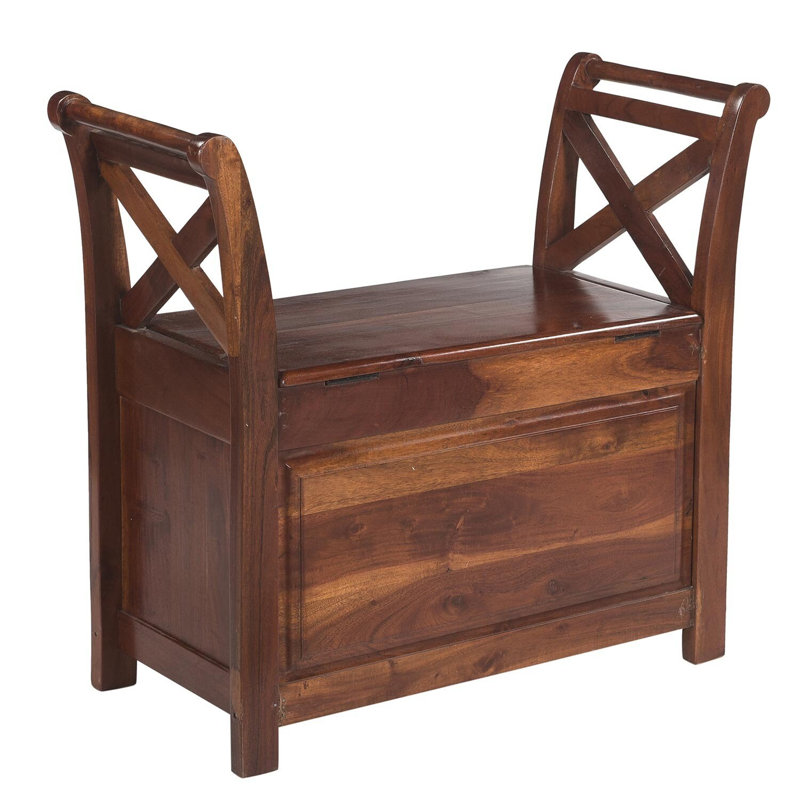 Derene Solid Wood Storage Bench