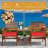Acacia Wood Loveseat with Table