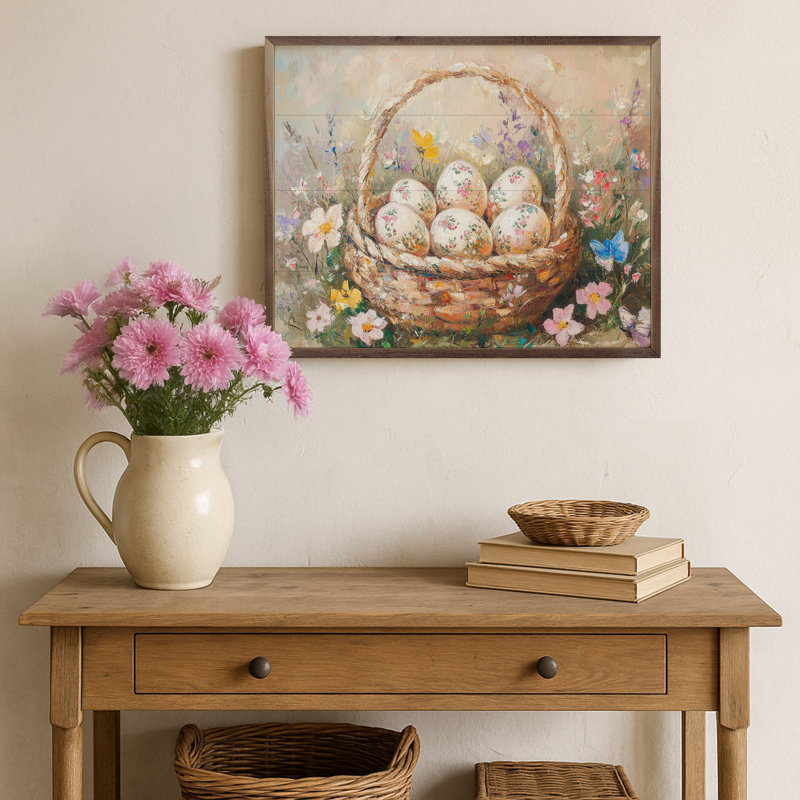 Fleurs délicates pour Pâques par Petals Prints Design, H 24 po x l 30 po
