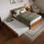 Lit plateforme en bois massif avec lit gigogne assorti Ause-1450992450-1450992462