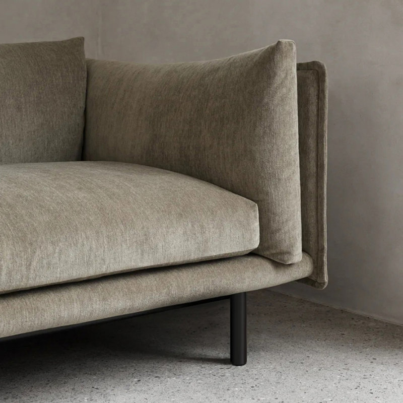 Industrial Three-Seater Straight Sofa
