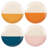 Nicola Spring - Dipped Flecked Stoneware Plates - 20.5cm - Multicolour