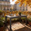 Table basse d'extérieur toutes saisons en aluminium, table basse moderne pour l'extérieur, table basse de patio rectangulaire-1809208788