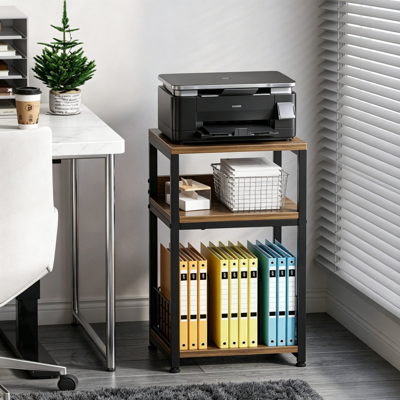 Record Player Stand Turntable Stand for Vinyl Records, 3 Tier End Table Holds 100 Albums for Living Room,