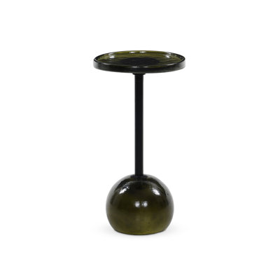Glass Top End Table