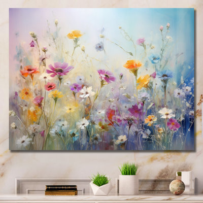 Wildflowers Blossoming Dreams - Art mural fleurs sauvages