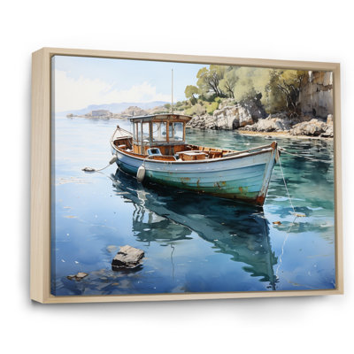 Bateau ancré III - impression