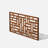 4 ft. H x 2 ft. W Screen Series Blocks Fence Panel