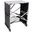 Table de cuisine de camping pliante - Station de cuisson extérieure portable avec plateau résistant à la chaleur, 4 tables d'appoint, support de rangement et lampadaire pour les pique-niques et les voyages en camping