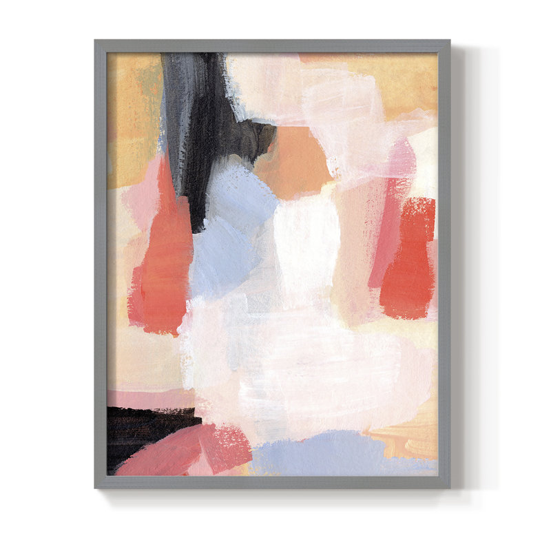Aérien Scarlet II, reproduction encadrée - bois massif, Gris, H 10 po x l 8 po