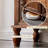 Modern Walnut Solid Wood Display Stand