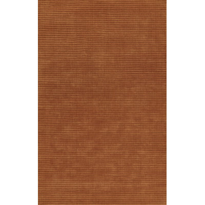 Guiness Hand Loomed Wool Rust Rug