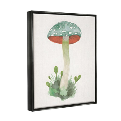Bb-062-Floater Spotted Aquarelle Champignon, reproduction sur toile