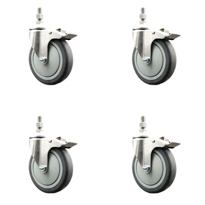 Thermoplastic Rubber Casters