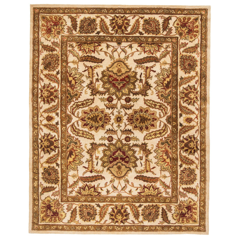 Hand Tufted Wool Oriental Rug, Rectangle 9'6" x 13'6"
