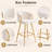 Upholstered 26.79'' Seat Height Counter Stool with Metal Frame, 2 Pieces/Set-506545430