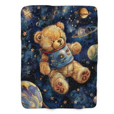 Heritage Baby Girl - 1 Piece Premium Sherpa Blanket