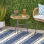 Table d'appoint en faux rotin Orlando