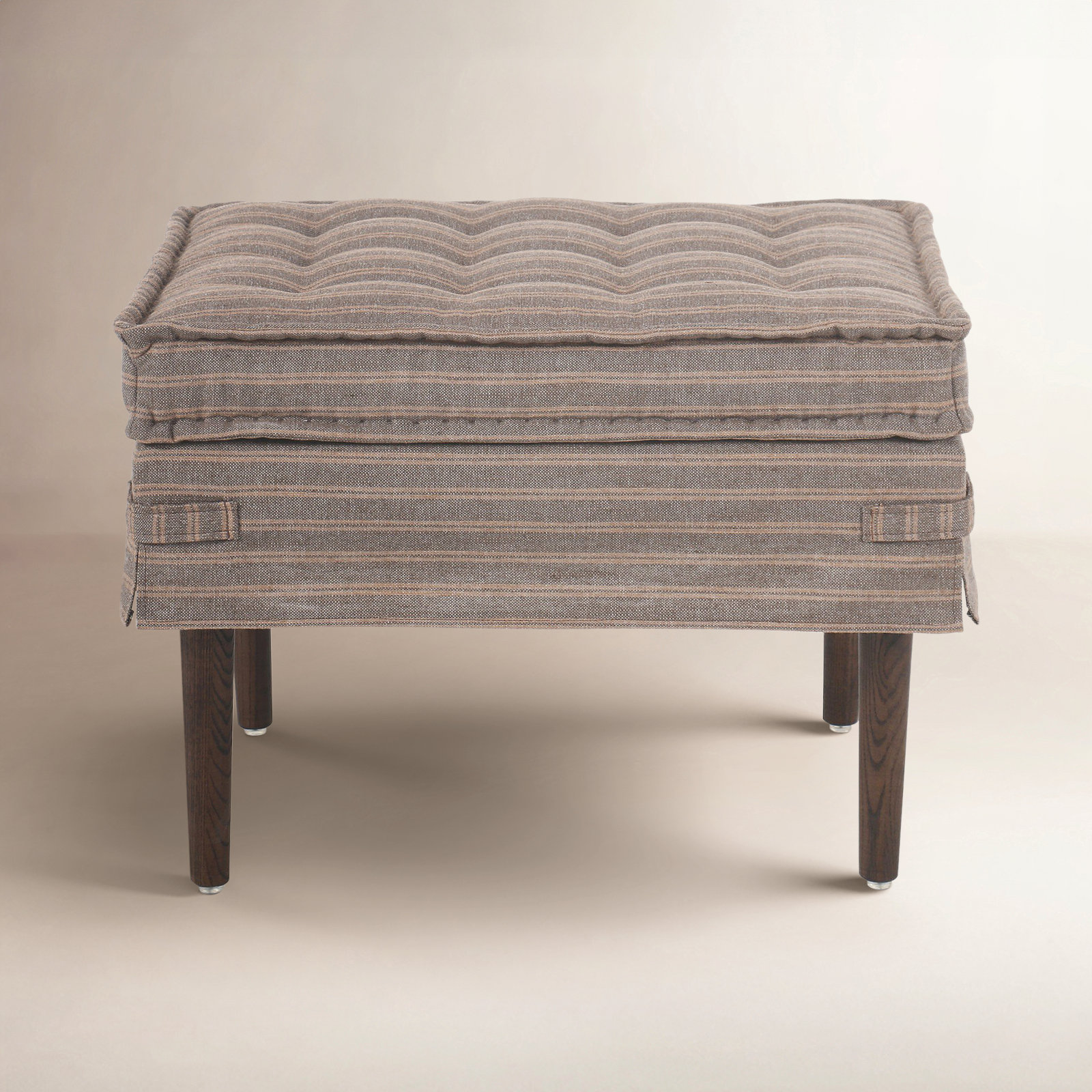 Cumberland 24" Ottoman, Brown