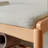 Solid Wood Shoe Bench, Mid-Century Modern Storage Bench With High Rebound Sponge Cushion-595175690