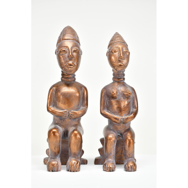 Set Of 2 African Arts Couple