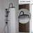 Shower Faucet with Rain Shower Heads-92443523