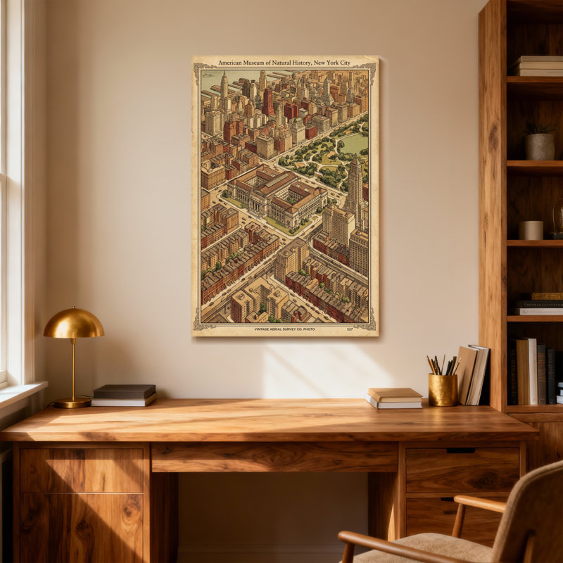 Scenic & Cityscapes, musée américain d'histoire naturelle, New York, H 36 po x l 24 po