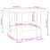 Glass End Table with Storage
