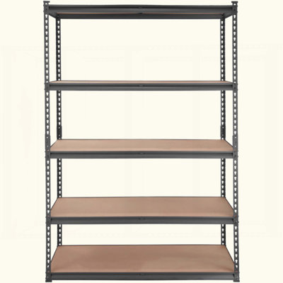 Storage Shelving Unit, 5-Tier Adjustable, 2000 Lbs Capacity, Heavy Duty Garage Shelves Metal Organizer Utility Rack,For Kitchen Pantry Basement Bathroom Laundry
