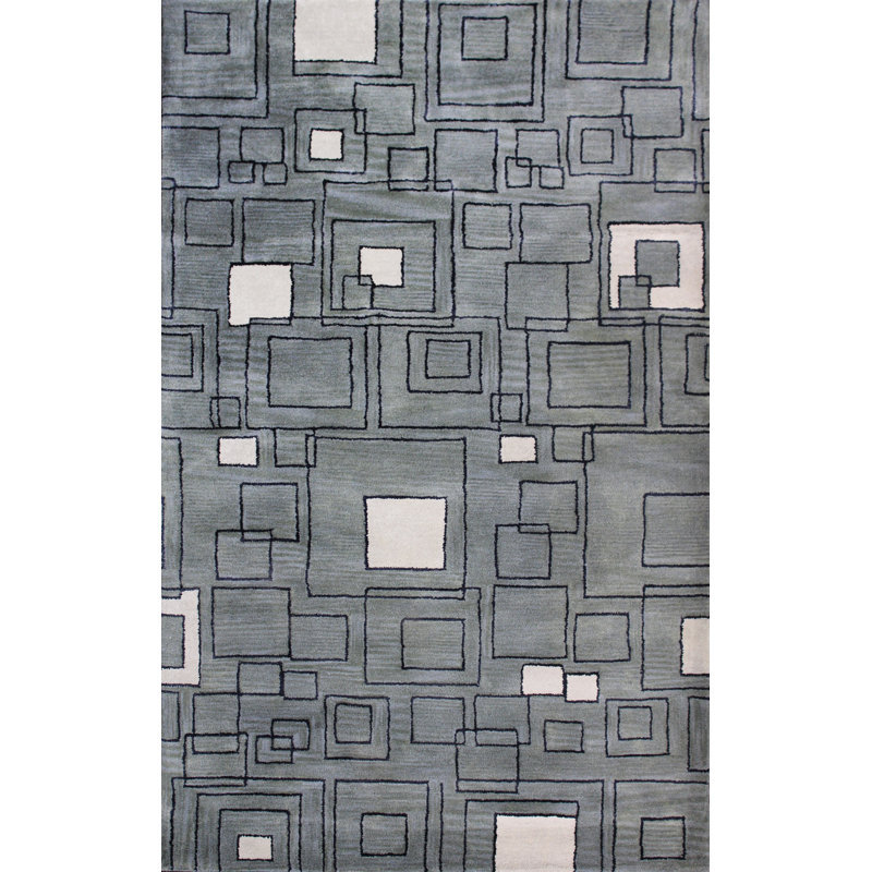 Ripon Wool Geometric Indoor Rug, Square 1'6"