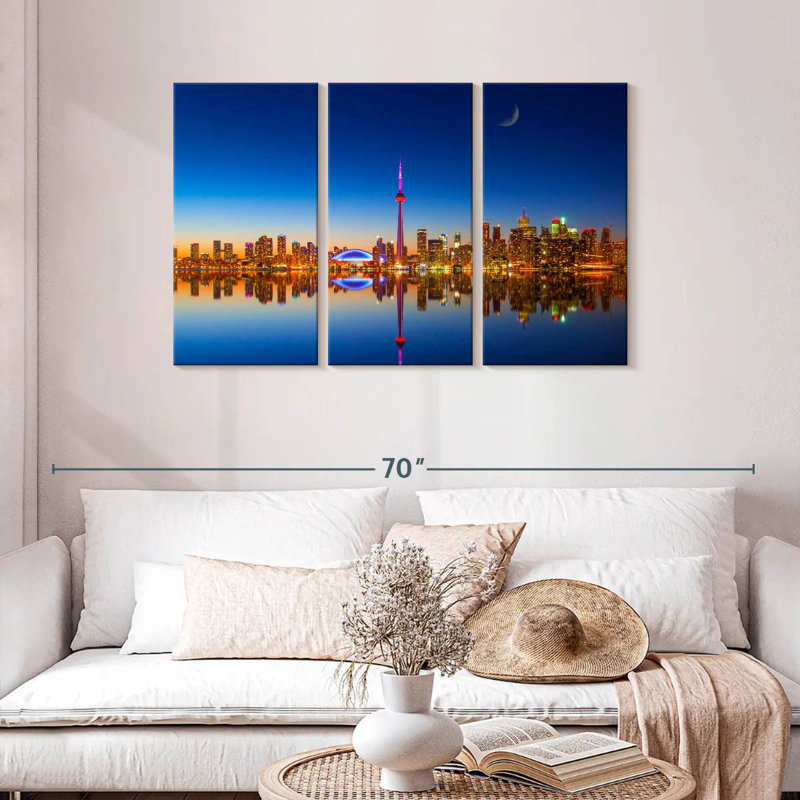 Hannes Toronto City Reflection, H 28 po x l 45 po