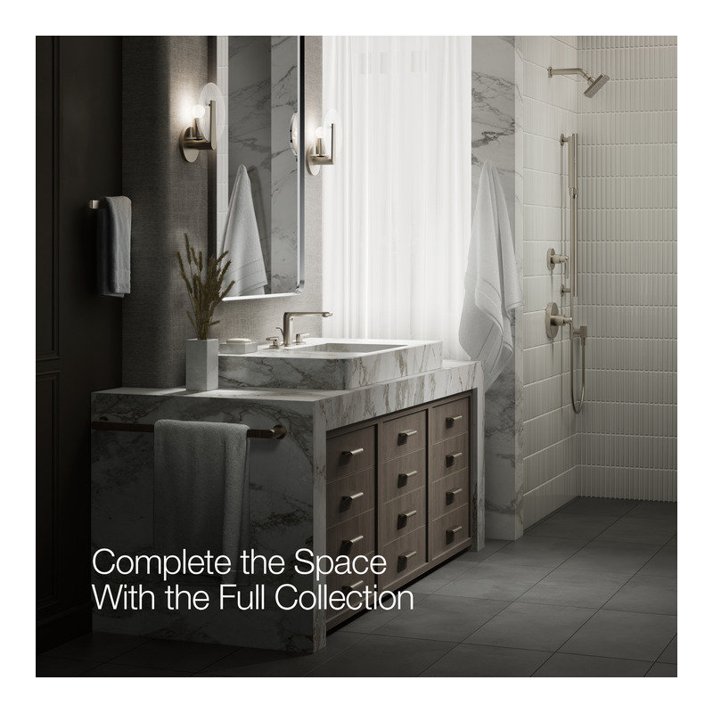 Hint Two-Light Sconce, Brushed Nickel