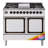 ILVE Nostalgie II Series Noblesse 40 inch Dual Fuel Range with 6 Sealed Burners (Glass Door)-112295444-112295445