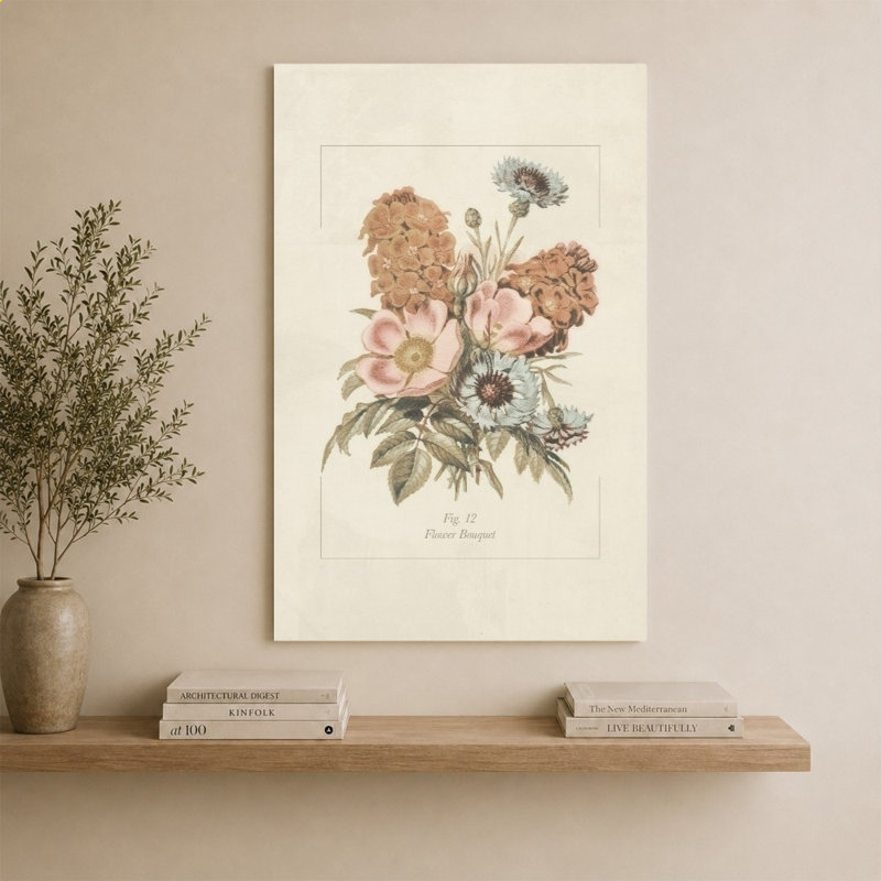 «Flower Bouquet # 12» par Dan Meneely - Impression sur toile