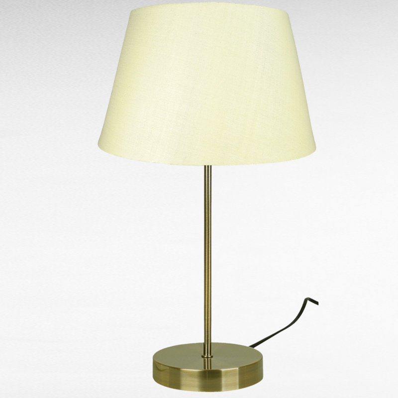 Okken Metal Table Lamp, Cream