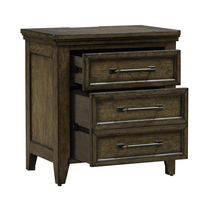 Gertraute King Panel Bed, Dresser & Mirror, Chest, Nightstand Bedroom Set, King