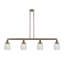 Luminaire suspendu pour îlot de cuisine 4 lumières Leitch-945808071-945808073