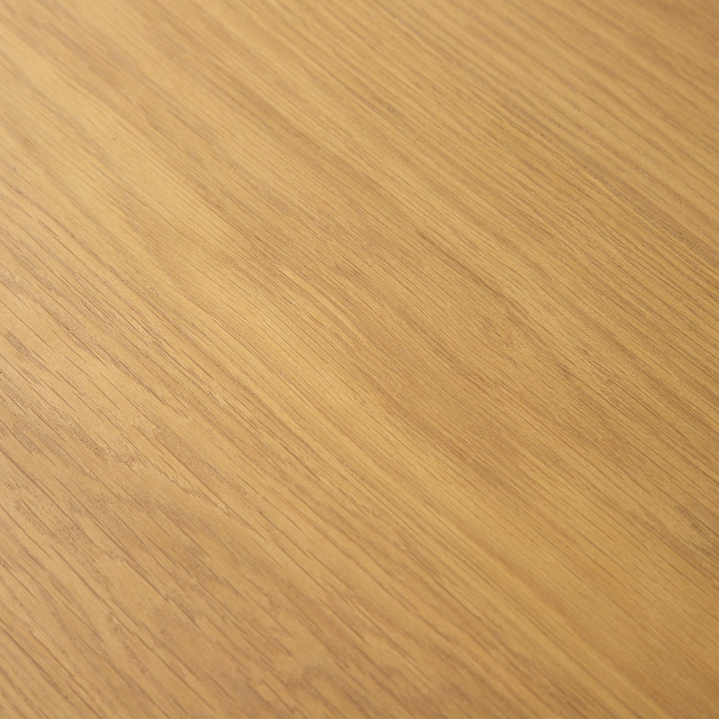 Table de salle à manger ronde en bois massif, H 29,3 po x L 52 po x l 52 po, Chêne