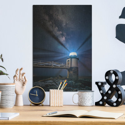 'Milky Way Over Marshall Point' by Rick Berk Metal Wall