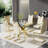 Gracieleigh Glass Top Pedestal Dining Set-403140055-407129207-408505288