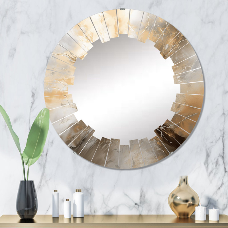 Miroir mural Gold, 32 po x 32 po